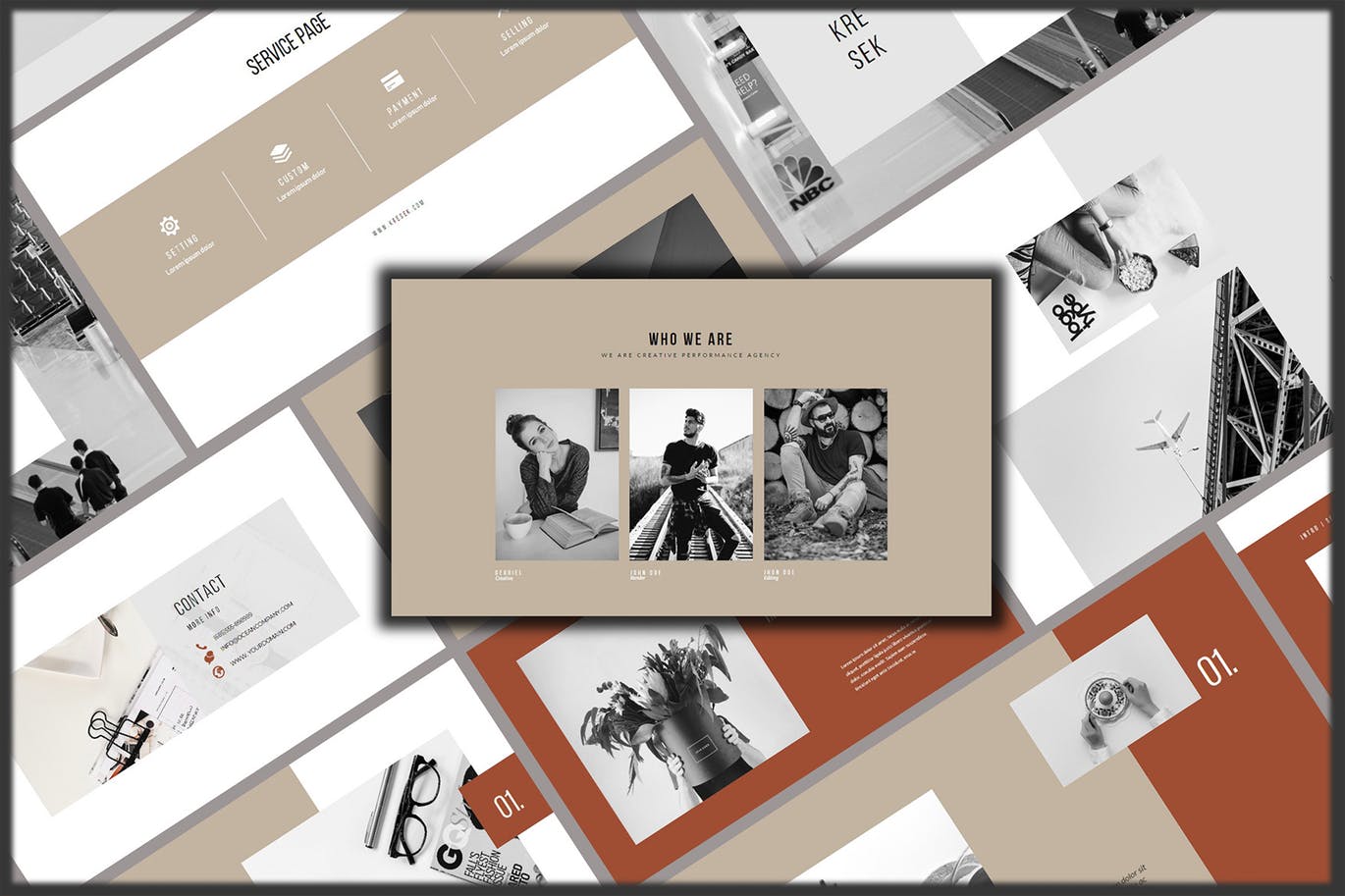 PPT | 高级灰时尚现代专业主题精美创意演示设计文稿幻灯片