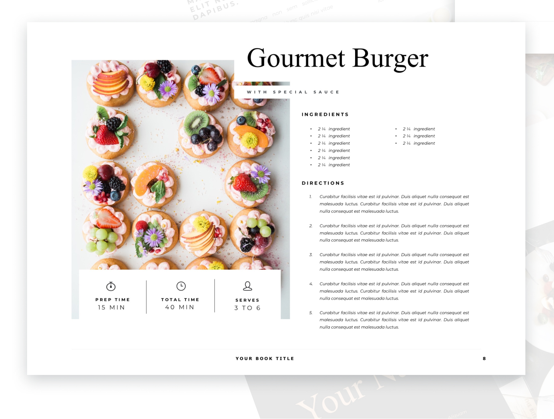 美食类精美ppt模板简洁的ppt模板[PPTX]