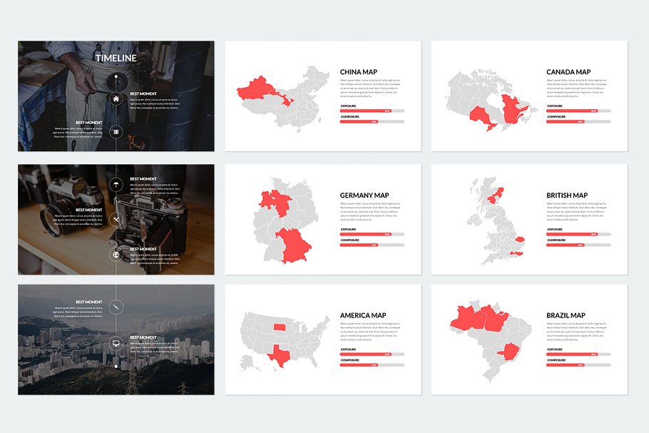 优雅ppt素材模板 Elegant Keynote