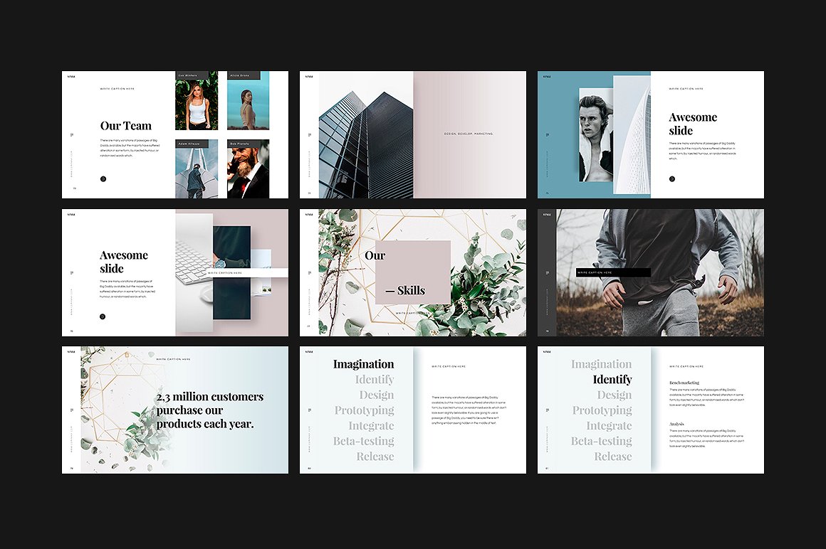时尚高端演示PPT制作模板 STYLE Google Slides Template