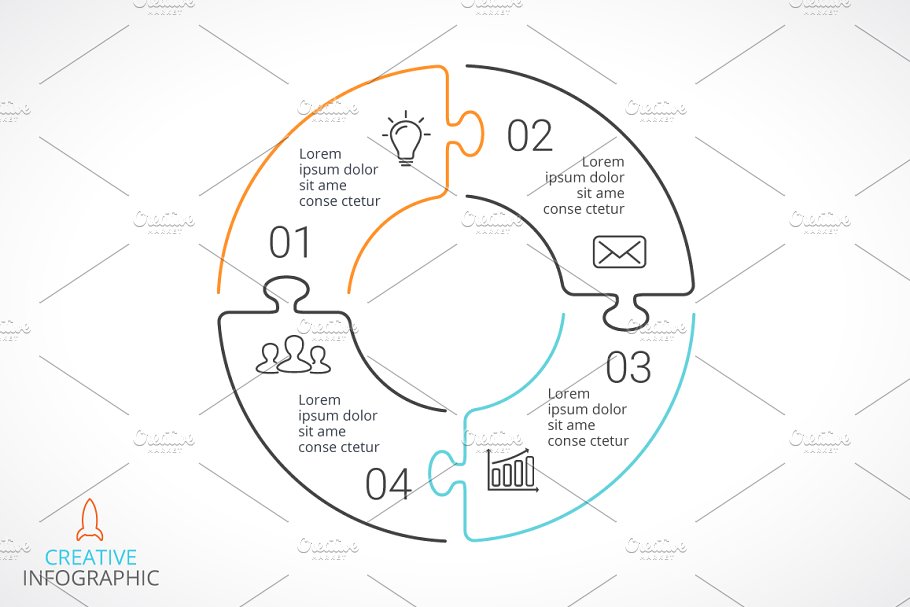 信息图表ppt素材模板 Infographic Elements Vol.11