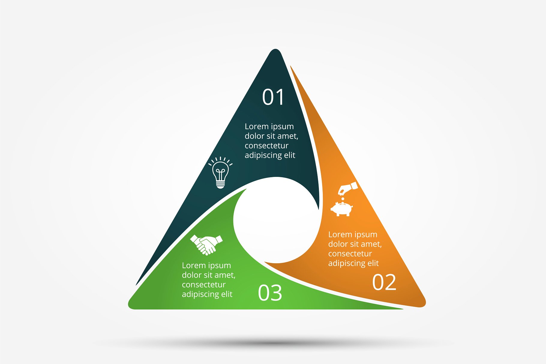 信息图标ppt模板 Infographics template set v.18