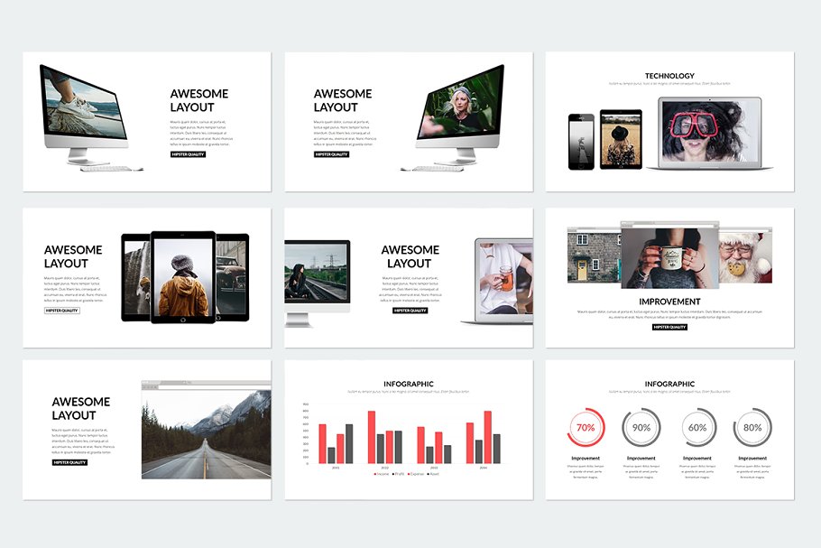 优雅的幻灯片模板下载 Elegant Powerpoint