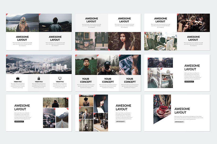 优雅ppt素材模板 Elegant Keynote