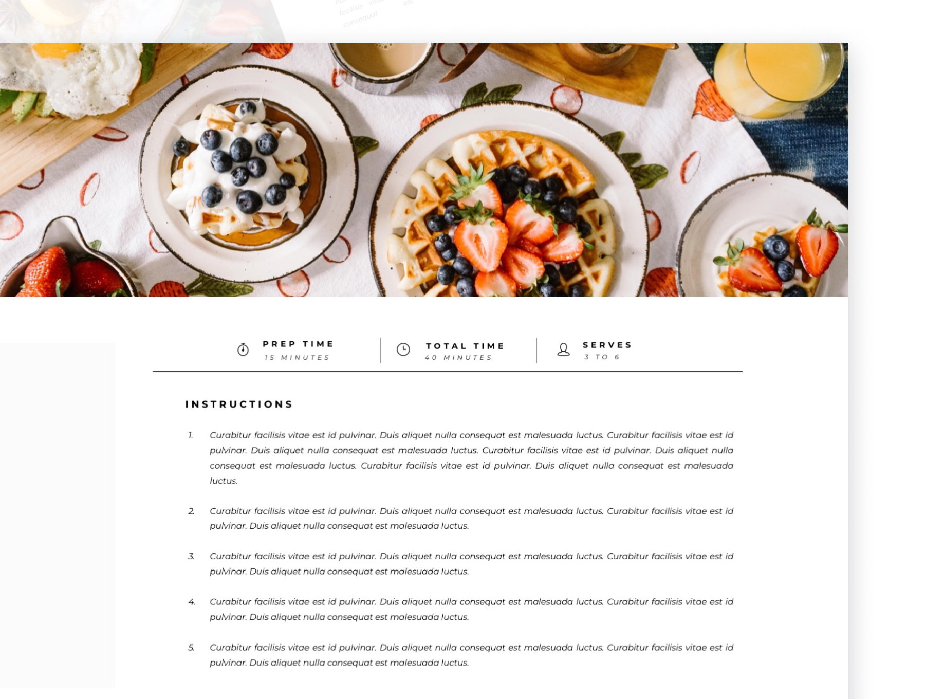 美食类精美ppt模板简洁的ppt模板[PPTX]