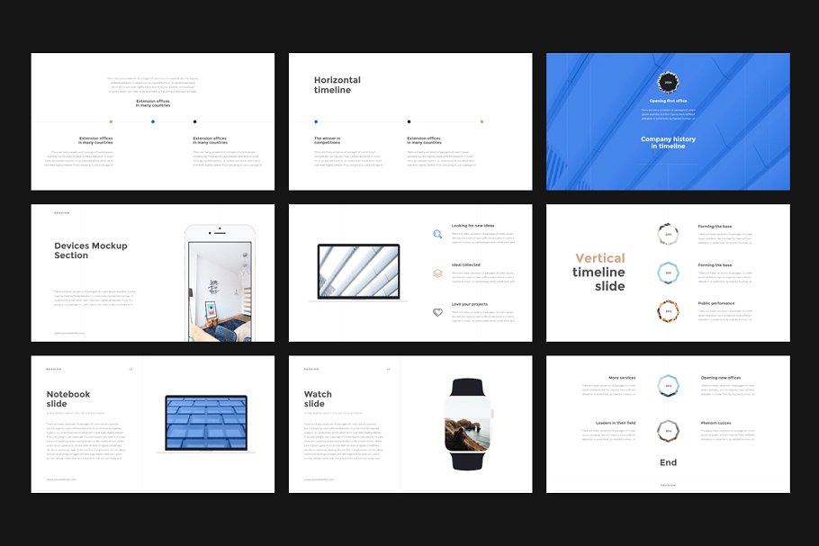 激情主题模板+礼品 Passion Keynote Template + GIFT
