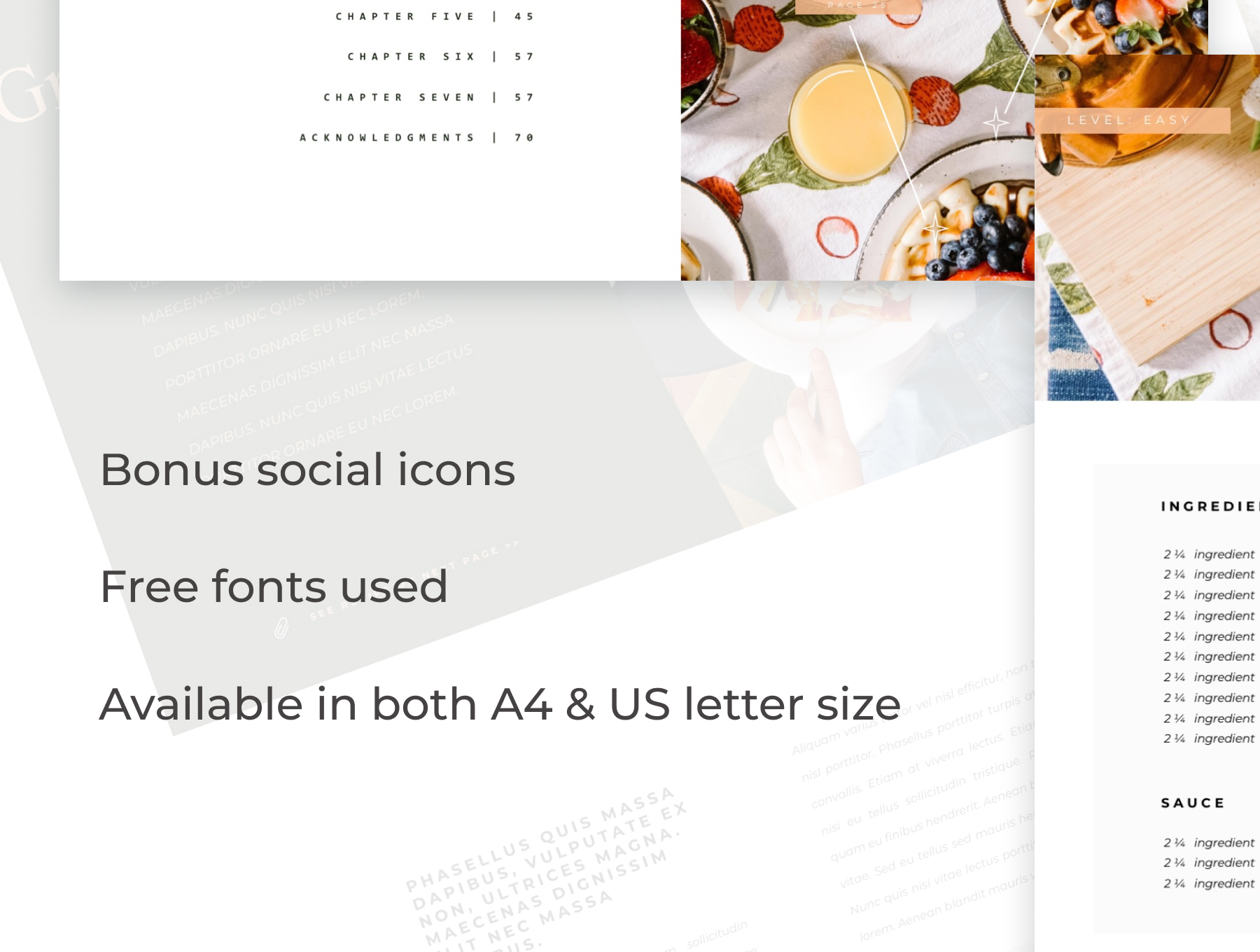 美食类精美ppt模板简洁的ppt模板[PPTX]