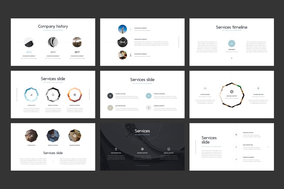 时尚主题PPT模板 Oreol Keynote Template