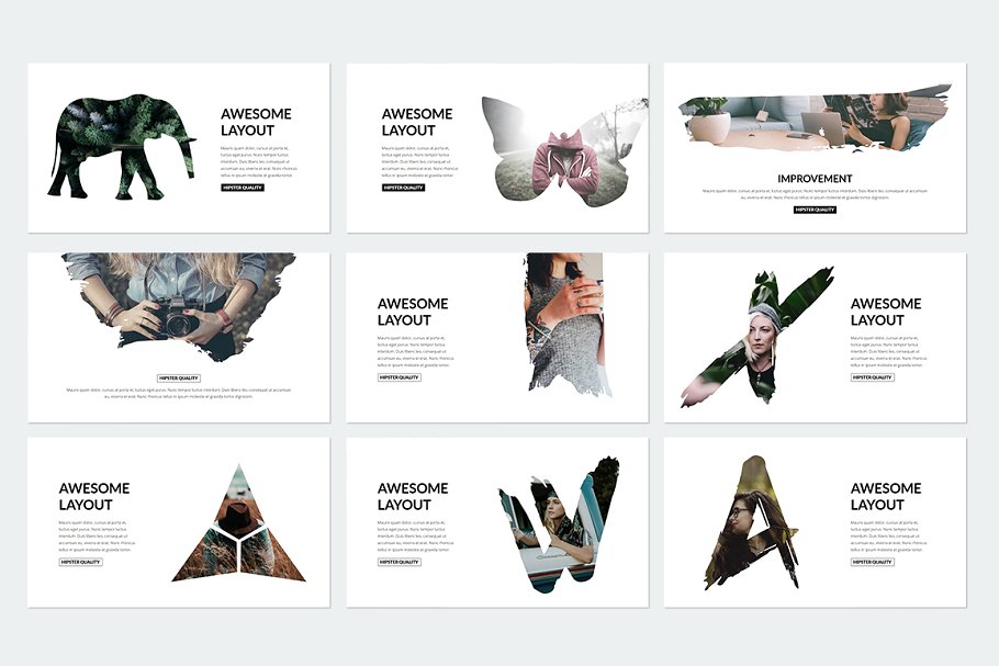 优雅ppt素材模板 Elegant Keynote