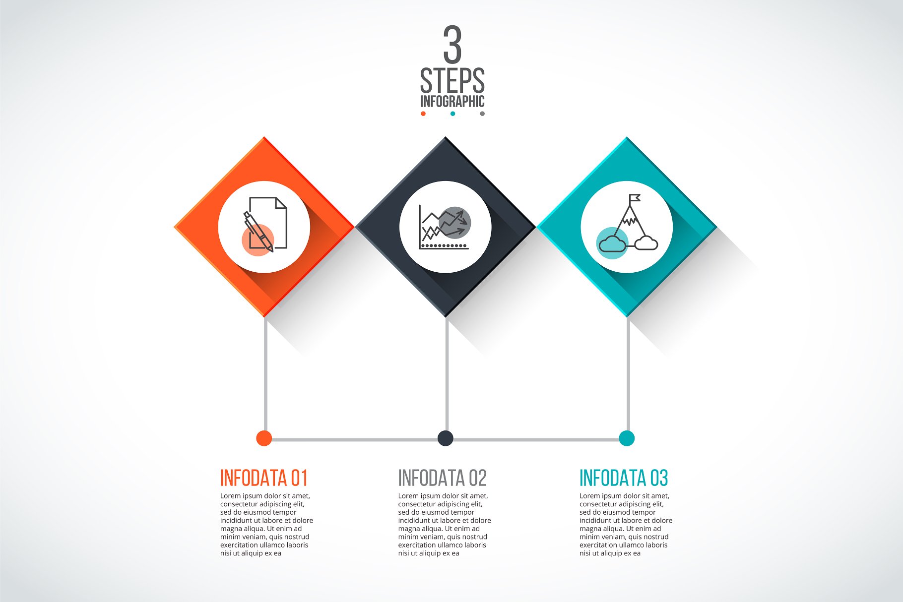 商业信息PPT模型 Business infographic diagrams v.14