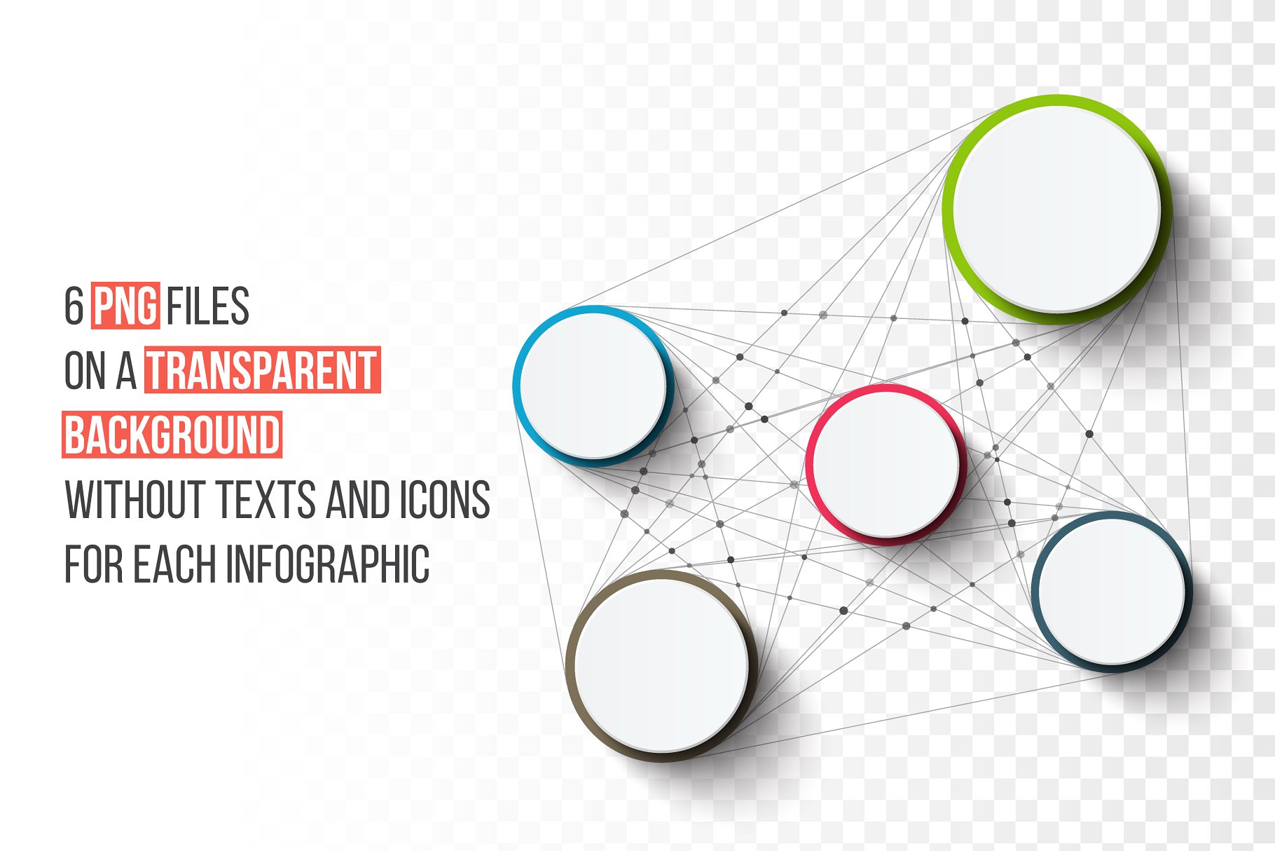 商业信息图表PPT模板 Business infographic diagrams v.10