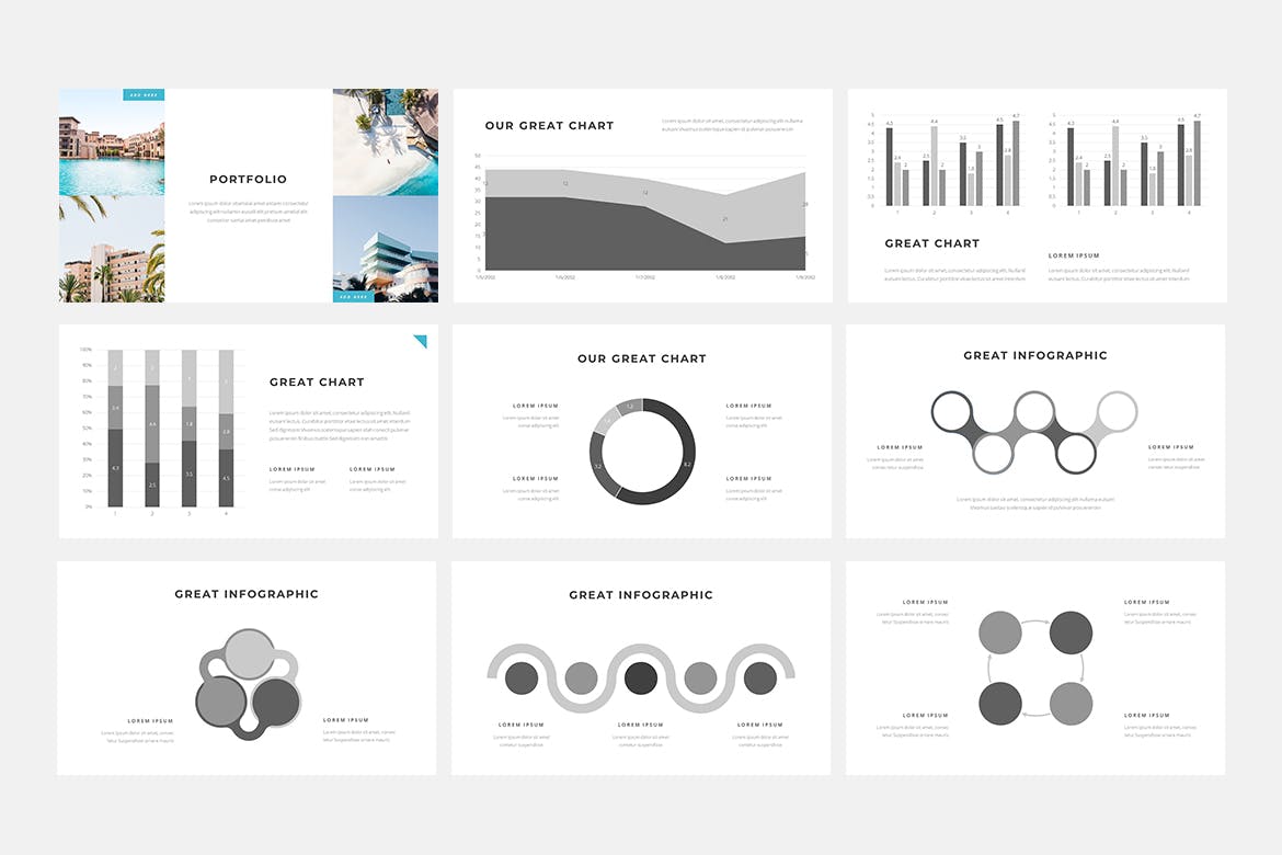 时尚高端五星级酒店powerpoint幻灯片演示模板(pptx)