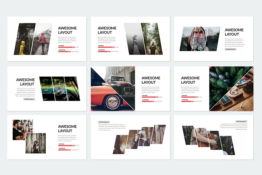 优雅ppt素材模板 Elegant Keynote