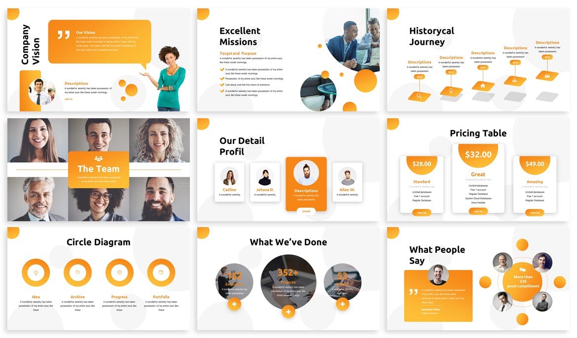 创意精美商务ppt模板下载简洁的ppt模板[PPTX]