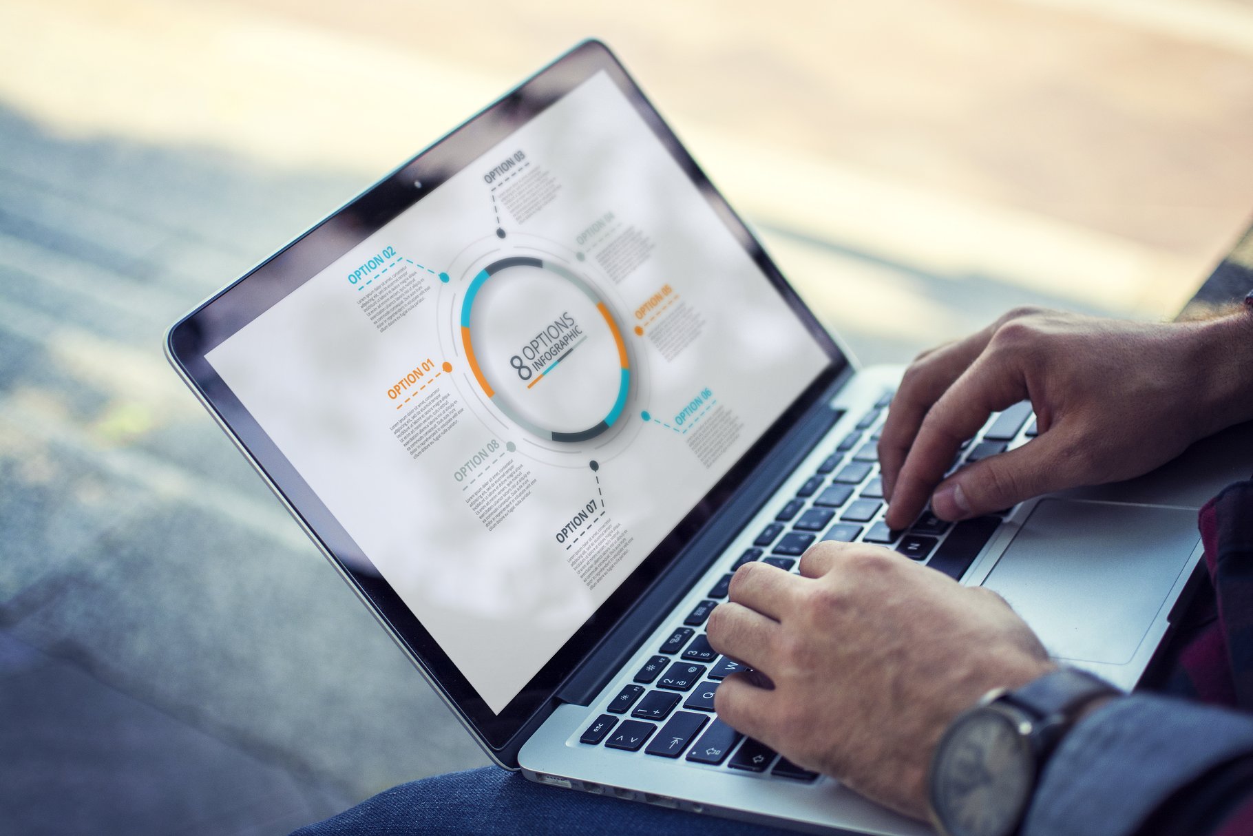 信息图表PPT素材 Infographics template set v.24
