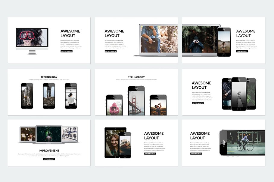 优雅ppt素材模板 Elegant Keynote