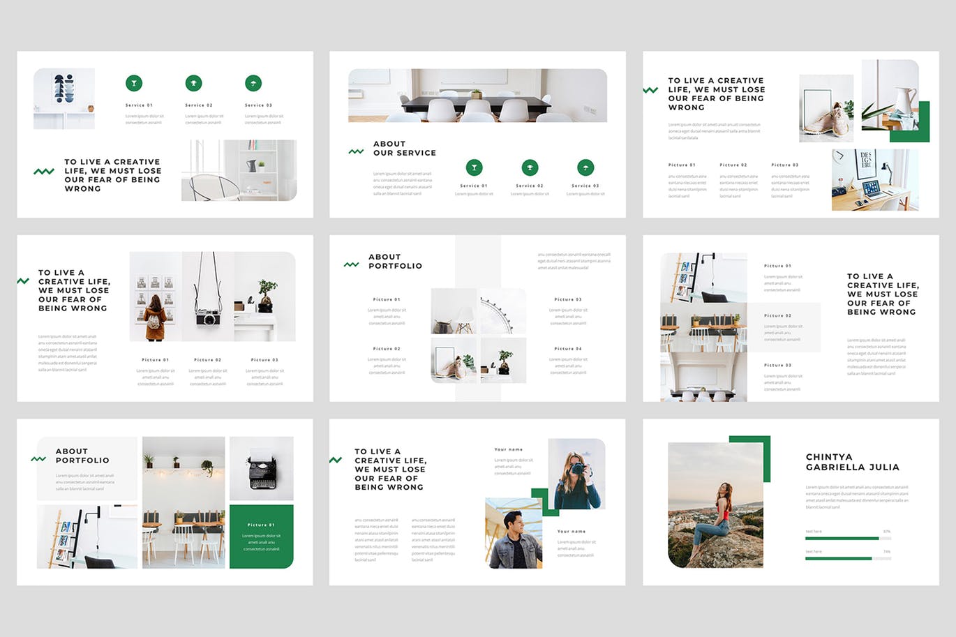 时尚高端优雅清新简约多用途的高品质GoogleSlides谷歌幻灯片powerpoint演示模板（pptx）