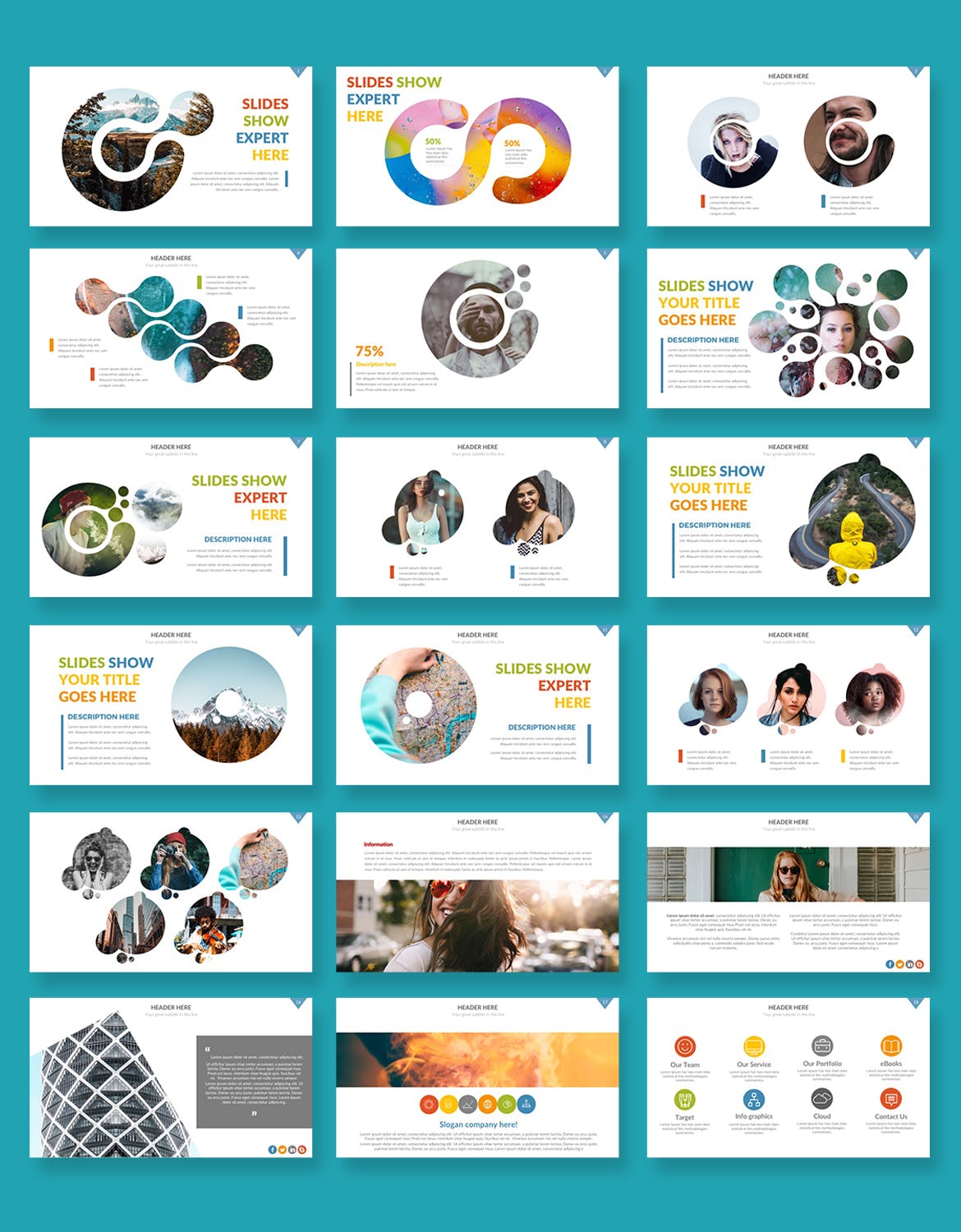 创意类多图商务ppt模板年度总结ppt模板[PPTX]