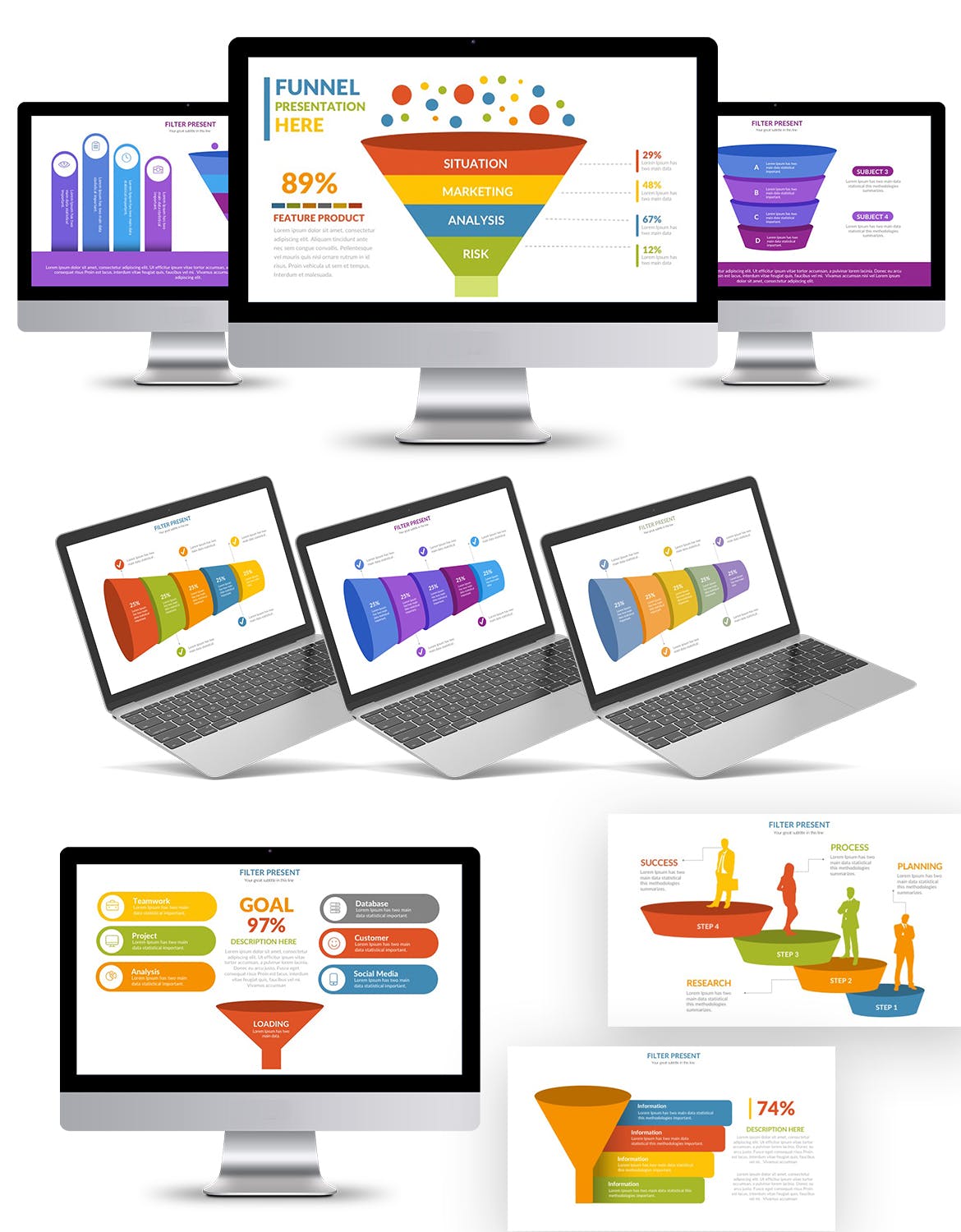 大数据图表类工作汇报ppt模板工作总结ppt模板年会ppt模板