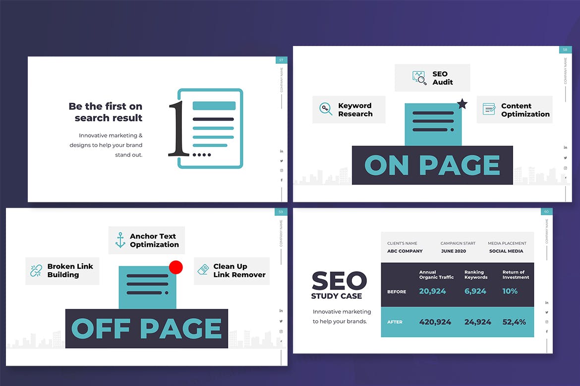 酷炫的商业PPT模板 企业ppt模板 总结ppt模板