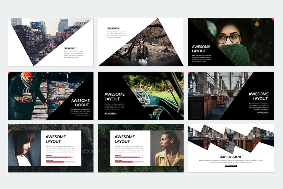 优雅ppt素材模板 Elegant Keynote