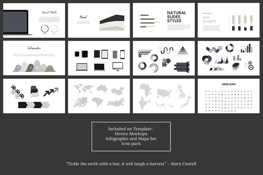 时尚ppt模板 FYLORA Lookbook Powerpoint Template