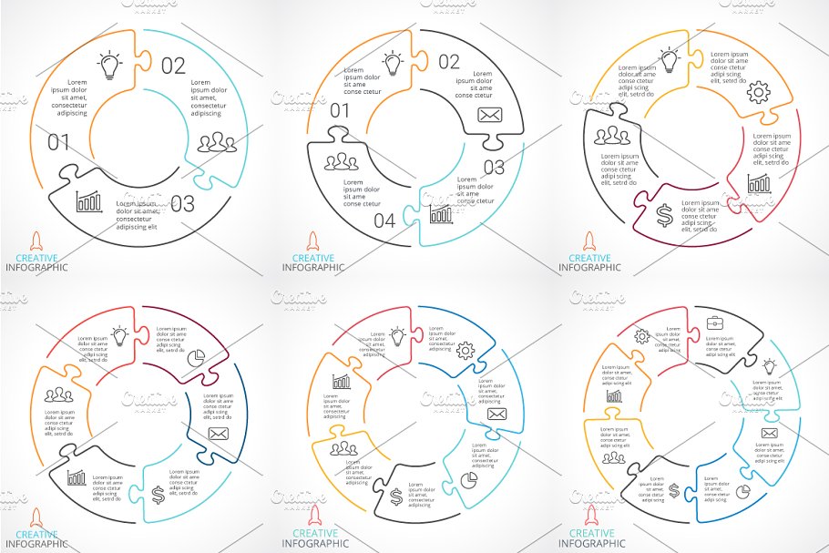 信息图表ppt素材模板 Infographic Elements Vol.11