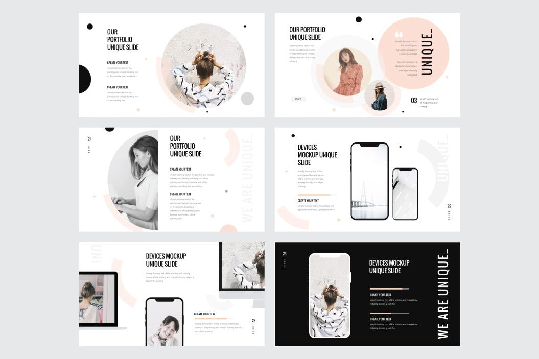 高端时尚产品ppt模板好看的ppt模板下载