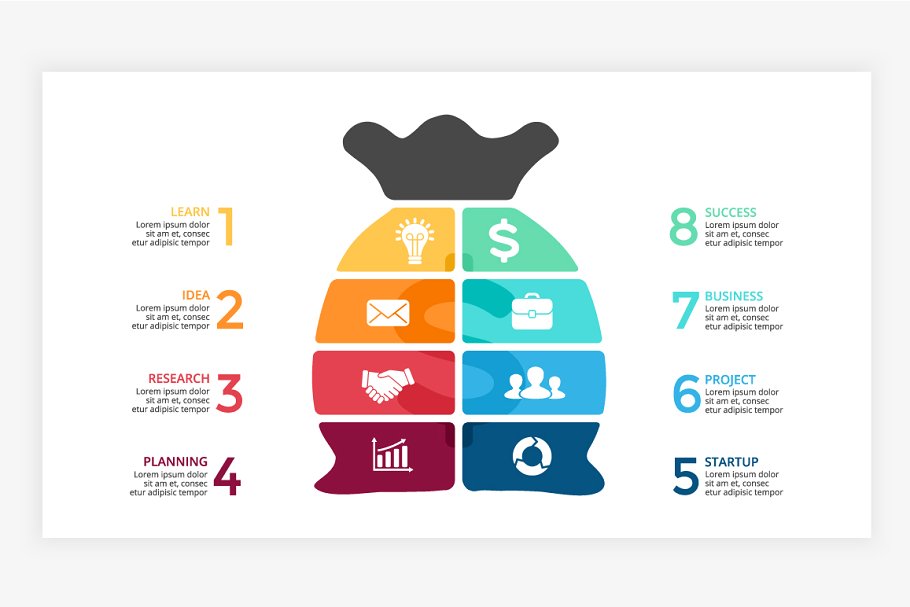 PPT信息图表元素 Infographic Slides. Part 1