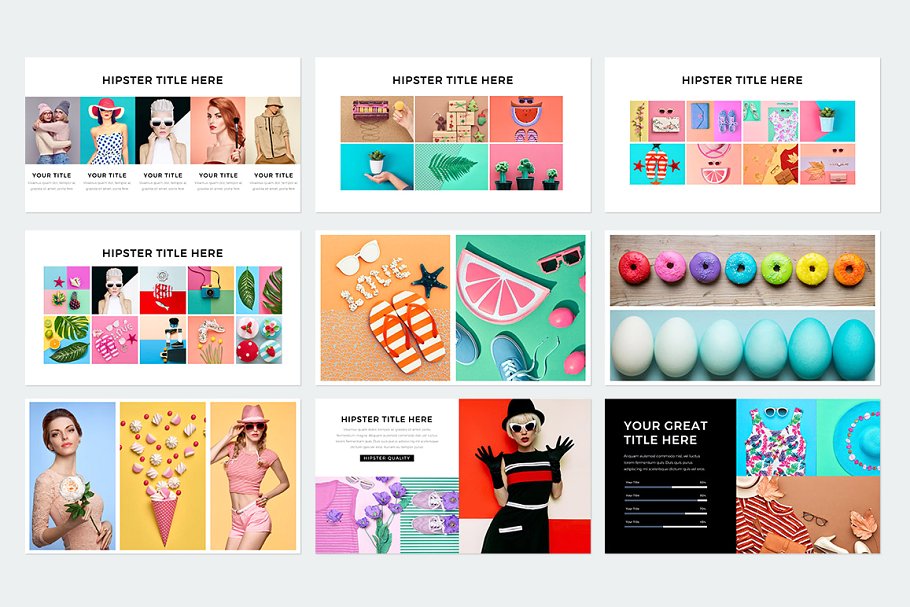 现代风格ppt素材模板 Modern Keynote Template