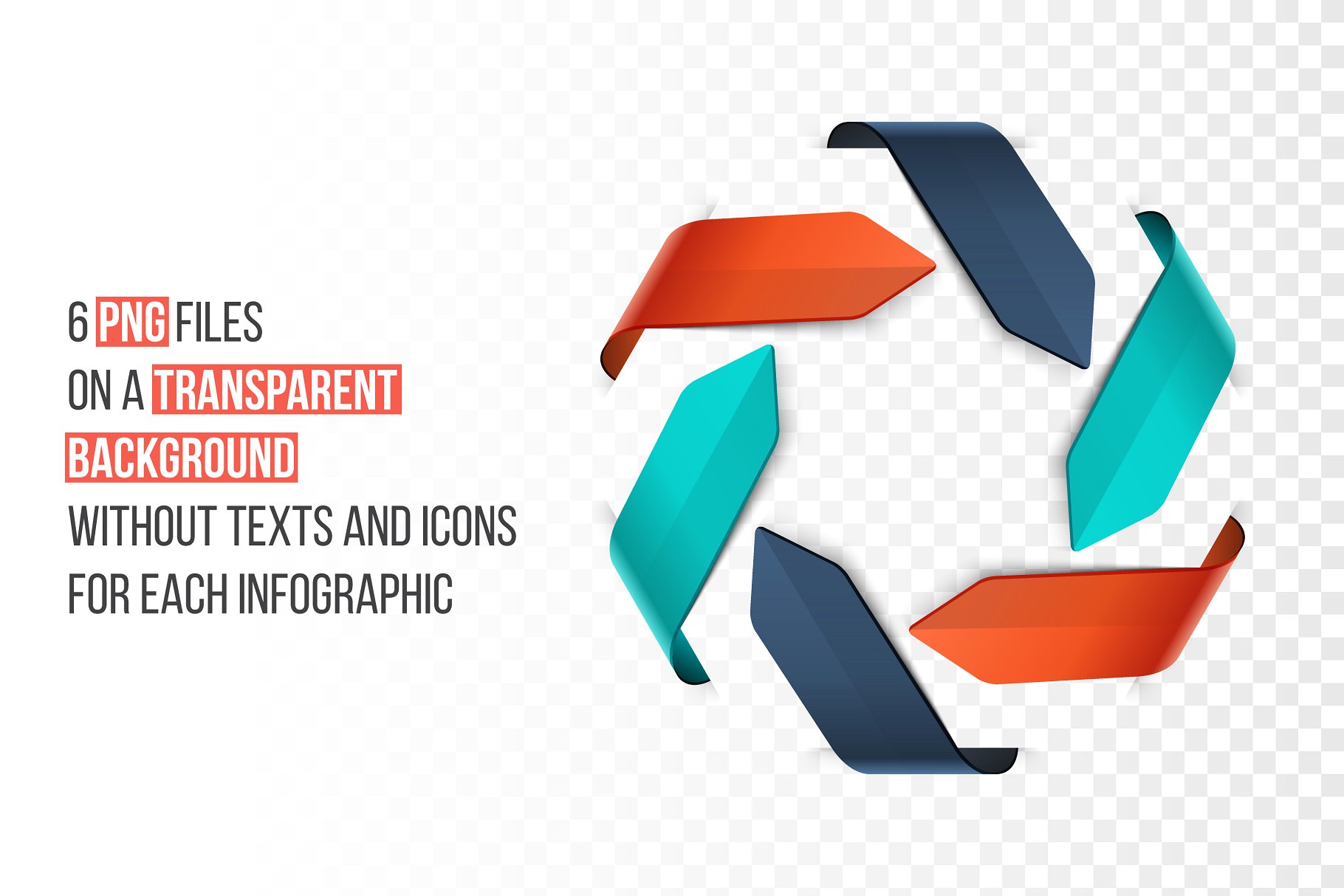 信息图表ppt素材模板 Infographics template set v.43