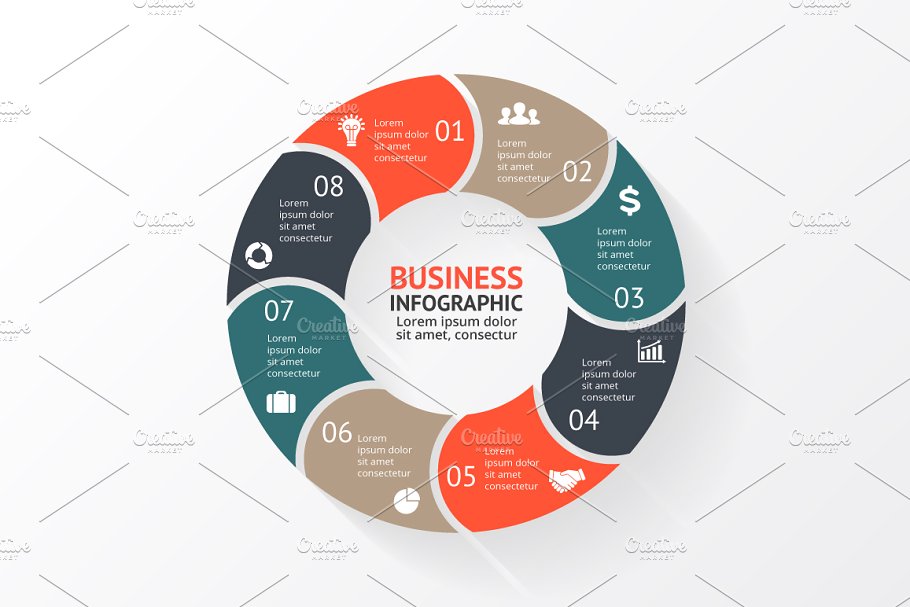 信息图表ppt元素模板 Infographic Elements Vol.12