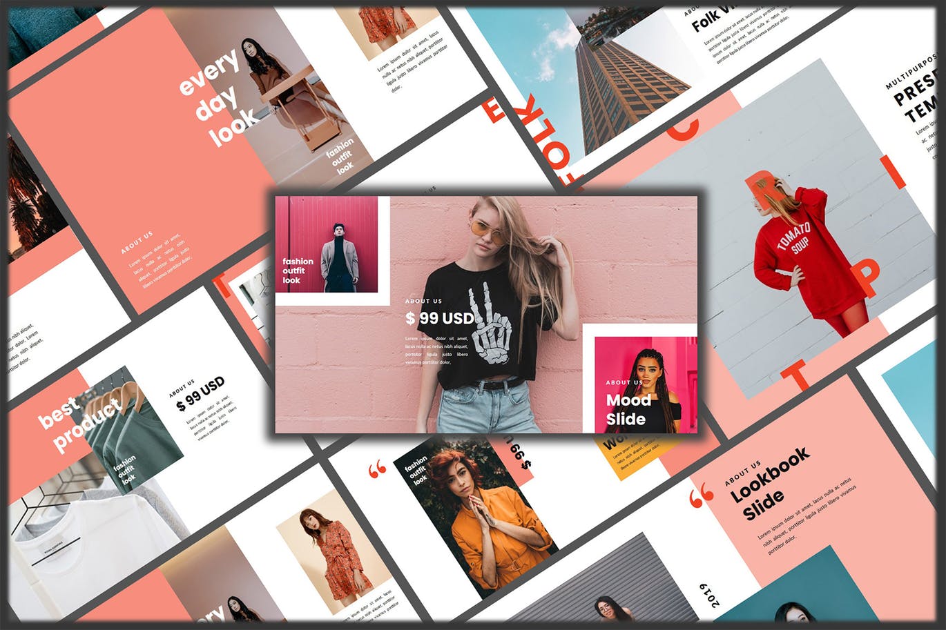 PPT | 色彩绚丽时尚优雅专业精美创意演示设计幻灯片