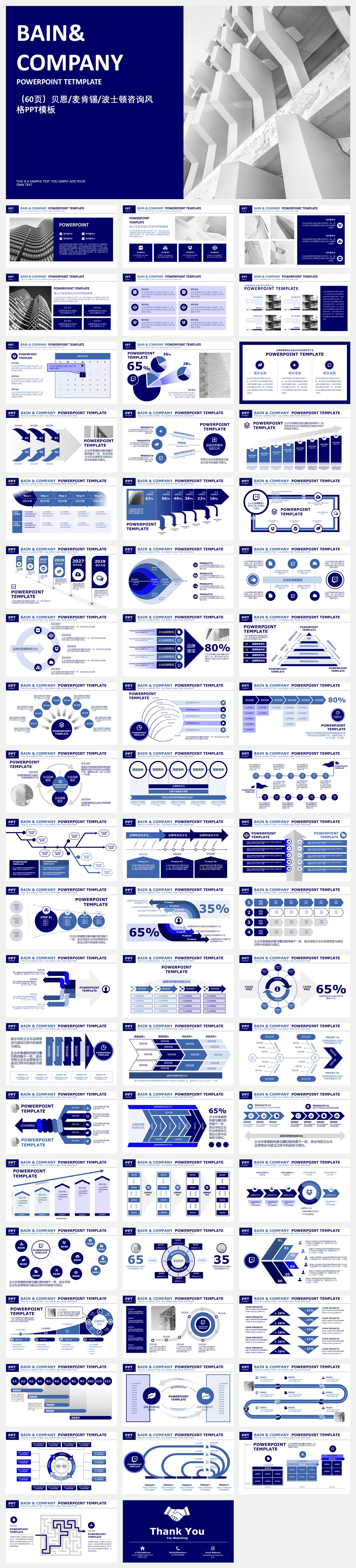 60页顶级咨询PPT模板,麦肯锡、贝恩、波士顿都在用的秘密武器！【8133】