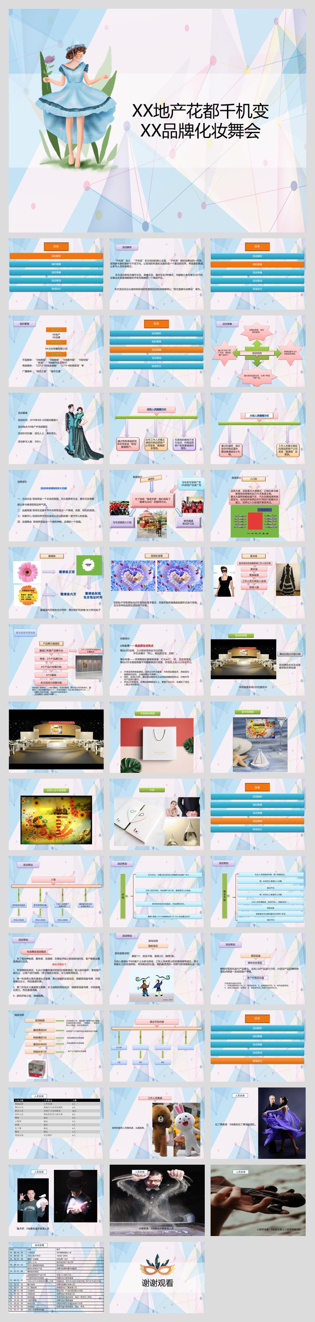 2019化妆舞会联谊活动暖场活动策划案(300人).pptx