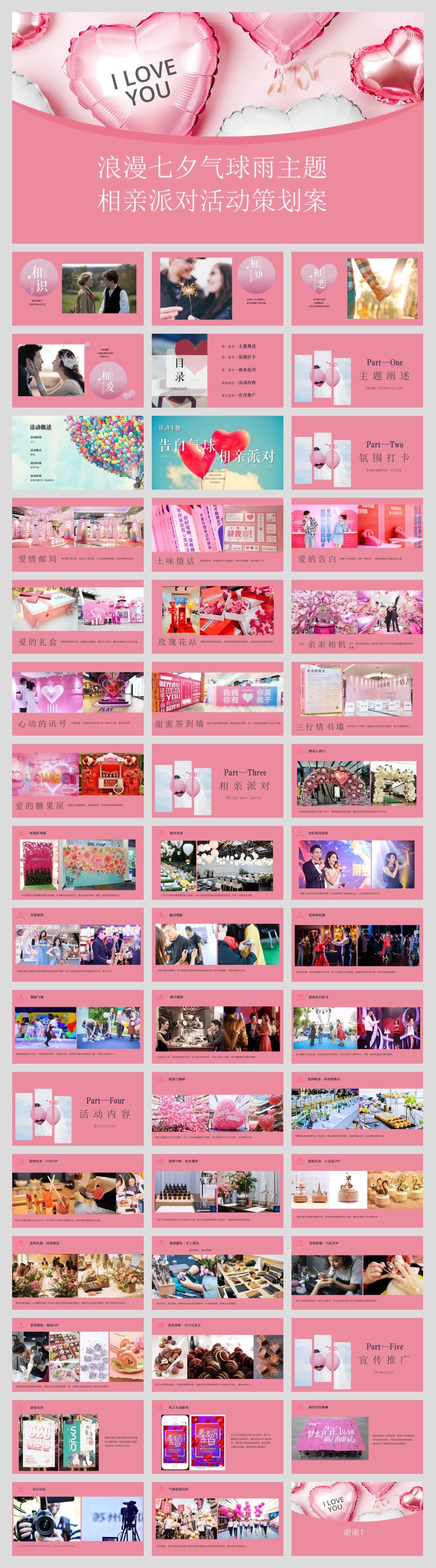 2021商业地产浪漫七夕气球雨主题相亲派对活动策划案-50P.pptx