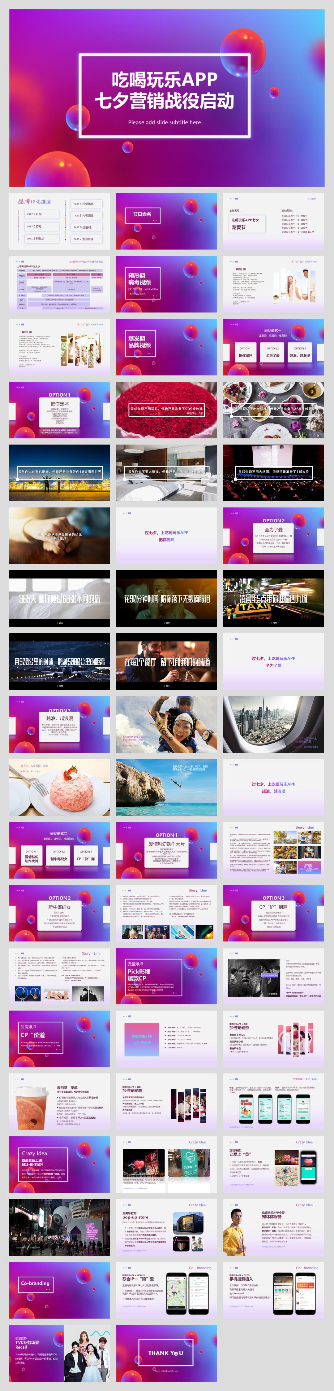 吃喝玩乐APP七夕宠爱节营销战役启动-58P.pptx