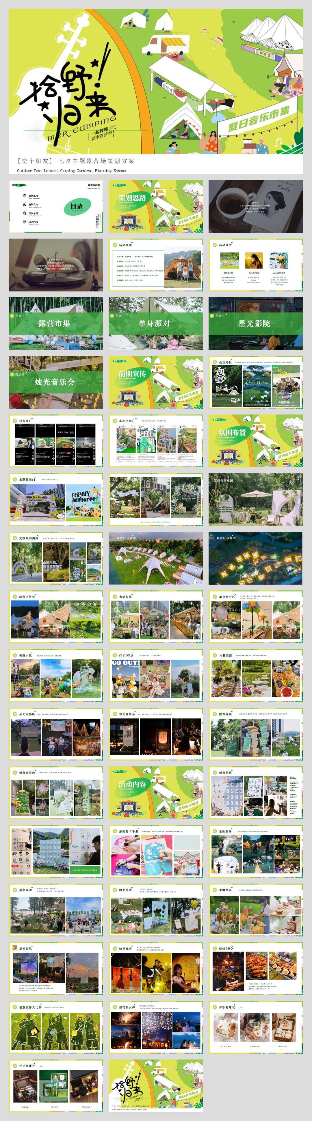 地产项目七夕露营场“拾野归来“策划方案.pptx