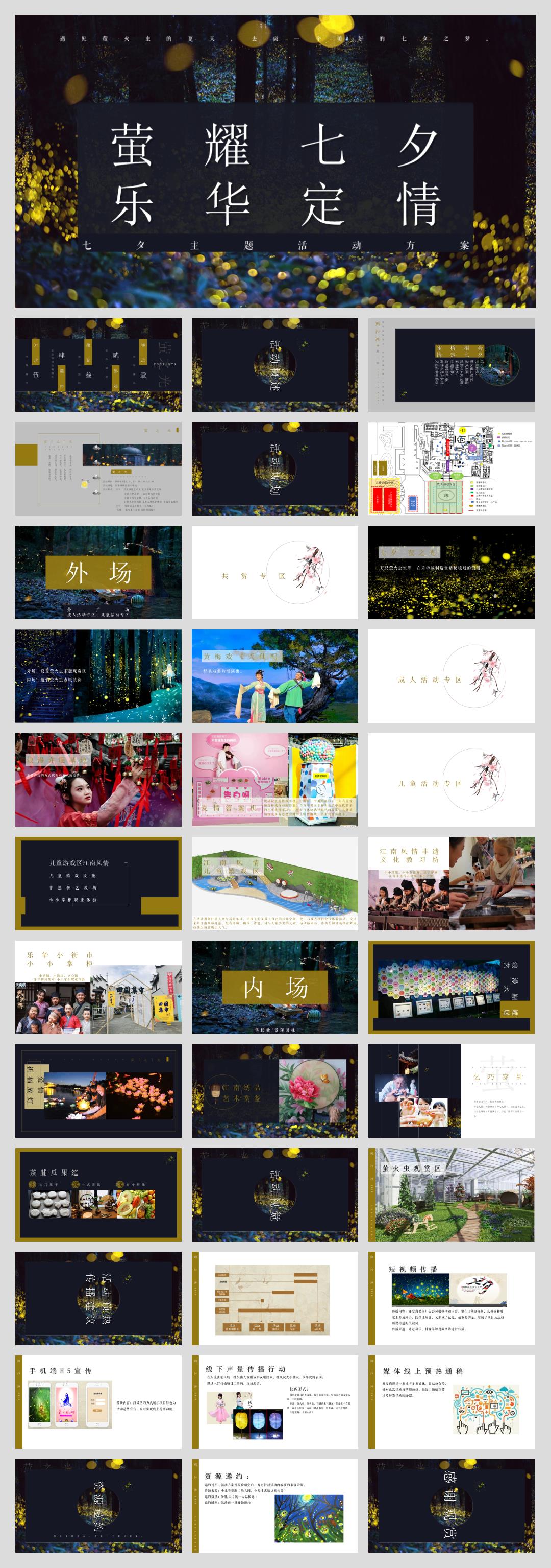 地产项目七夕系列(萤耀七夕乐华定情主题)活动策划方案-37P.pptx