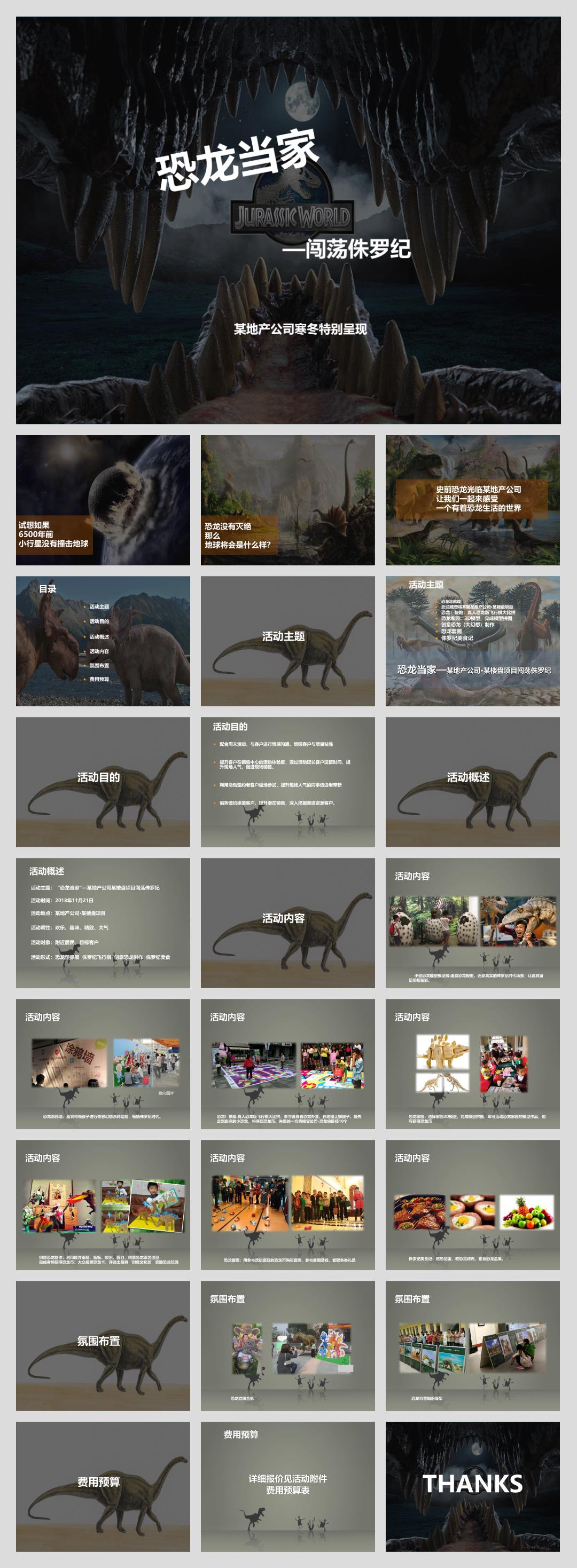 恐龙当家 某地产寒冬特别呈现策划方案.pptx