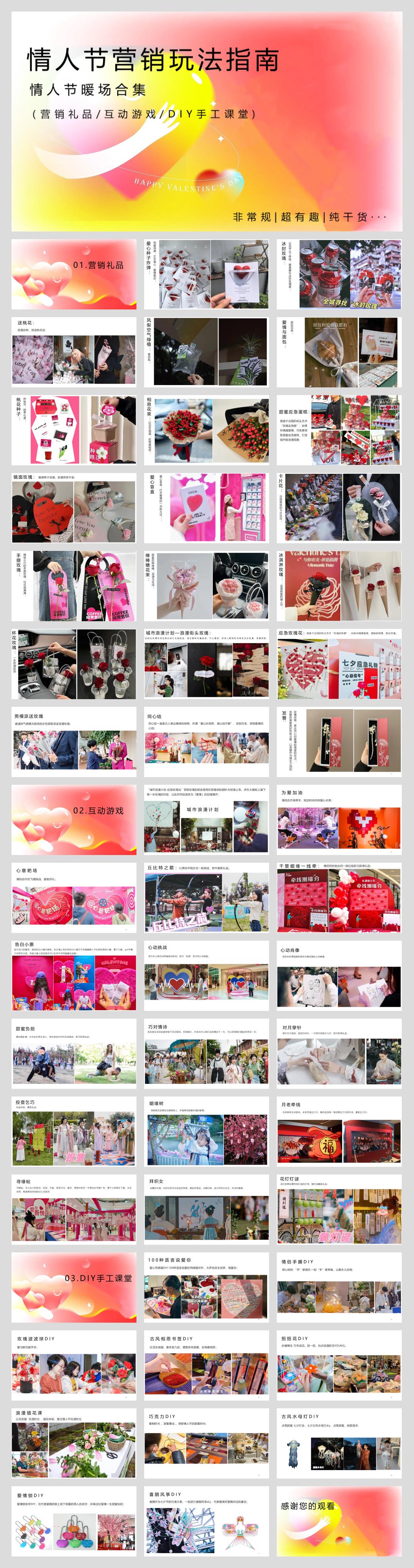 情人节营销玩法指南(情人节互动暖场合集,七夕diy游戏合集).pptx