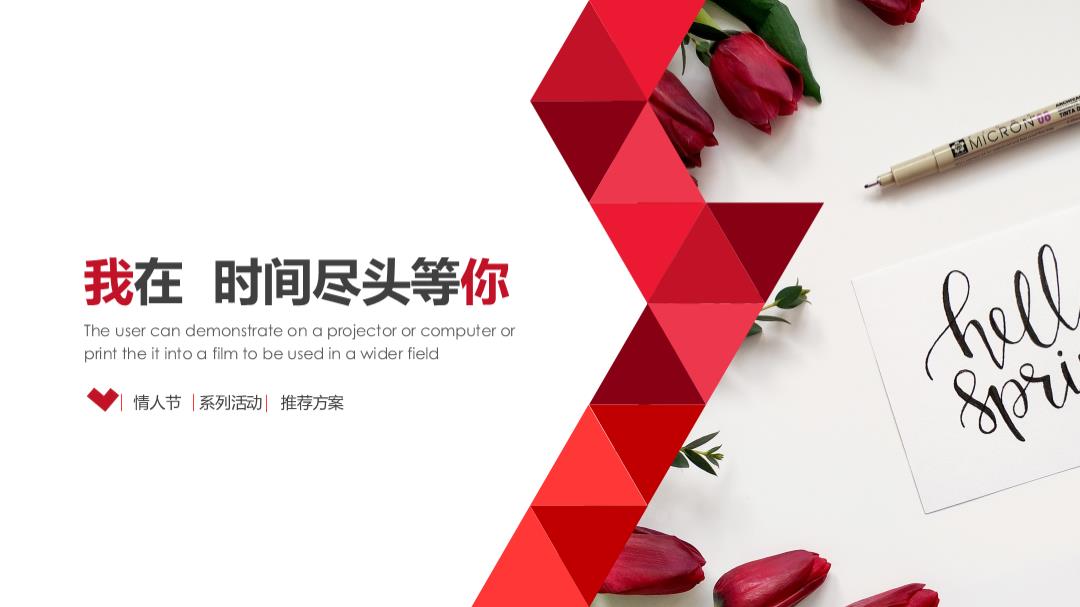 商场“我在时间尽头等你“情人节系列活动策划推荐.pptx