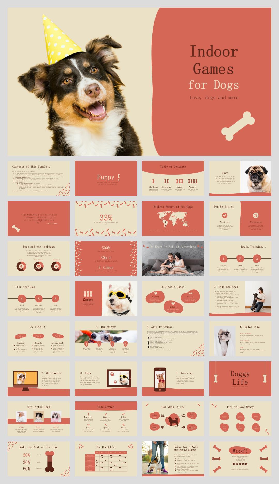 宠物主题PPT模板.pptx