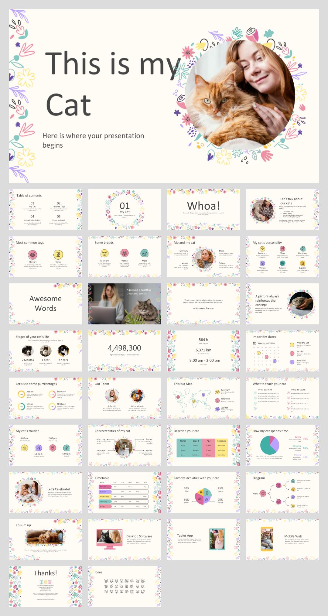 宠物主题PPT模板.pptx