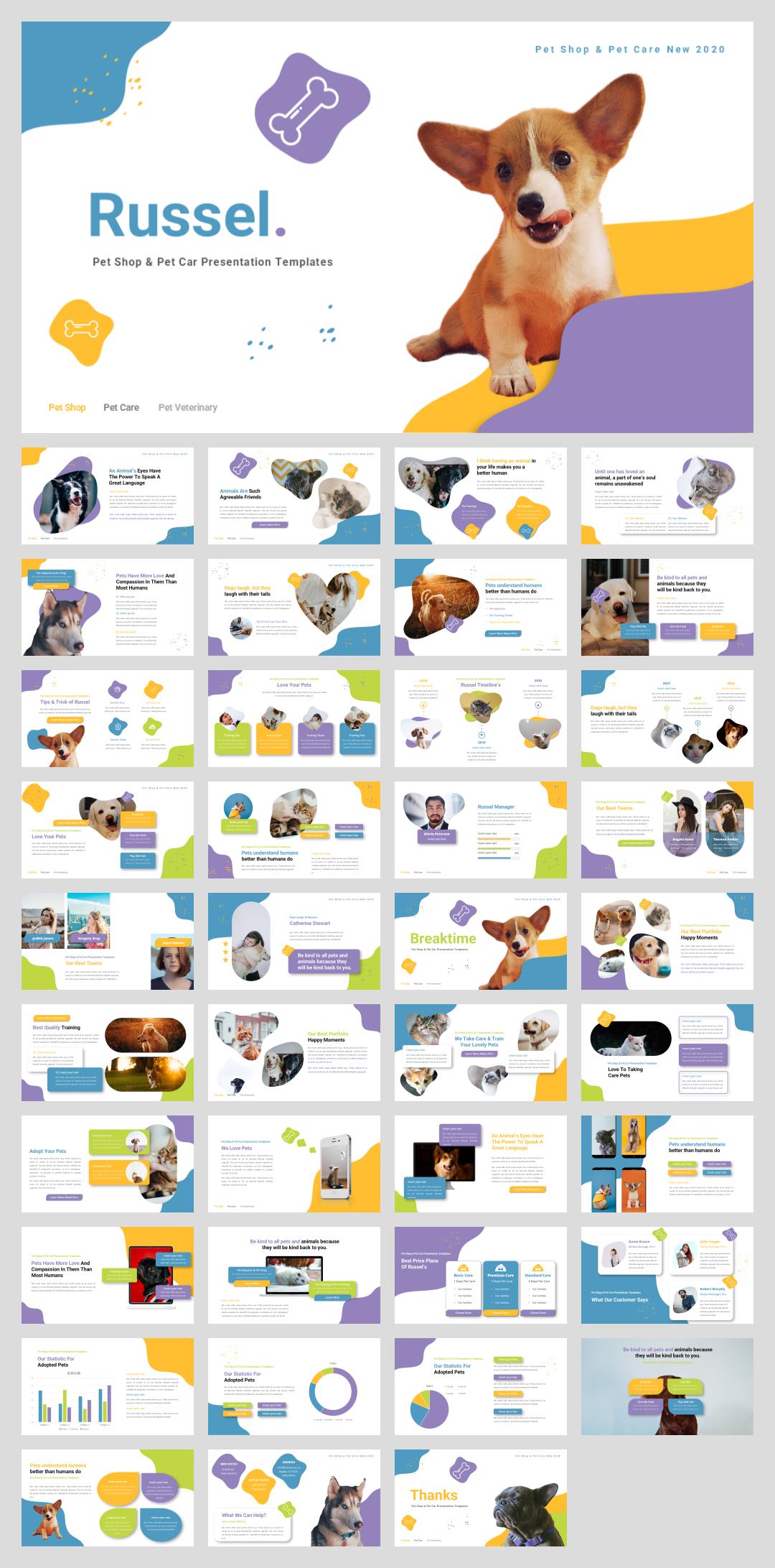 宠物主题PPT模板.pptx