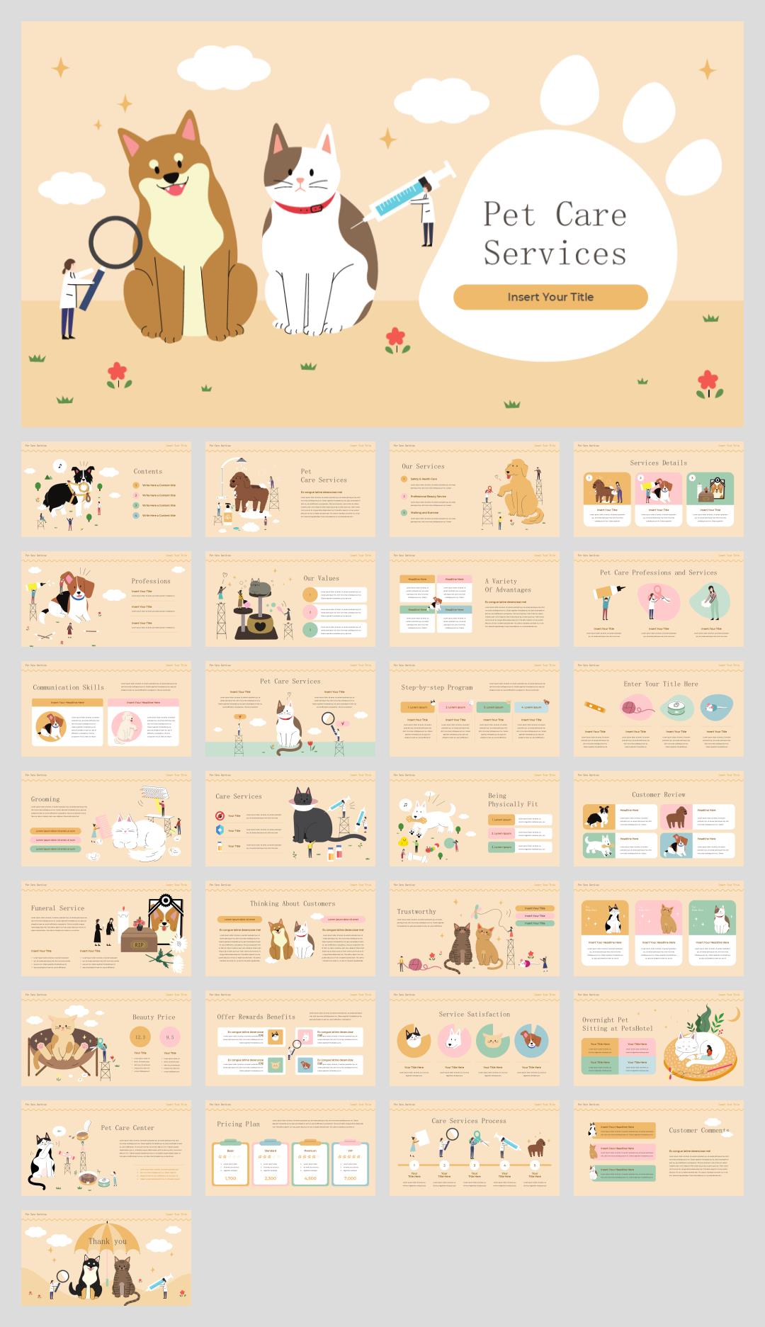 宠物主题PPT模板.pptx