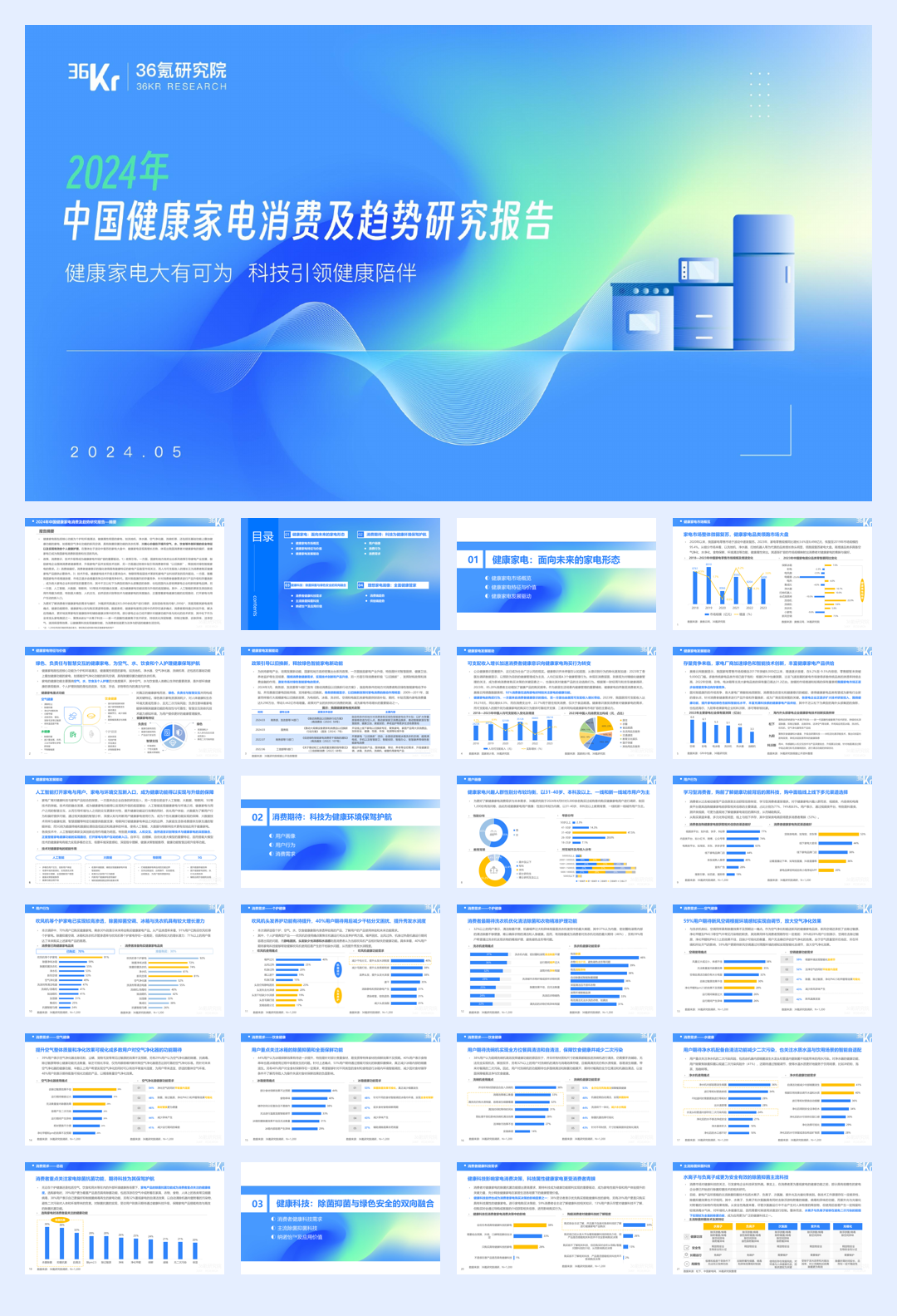 36氪研究院:2024年中国健康家电消费洞察及趋势研究报告.pdf