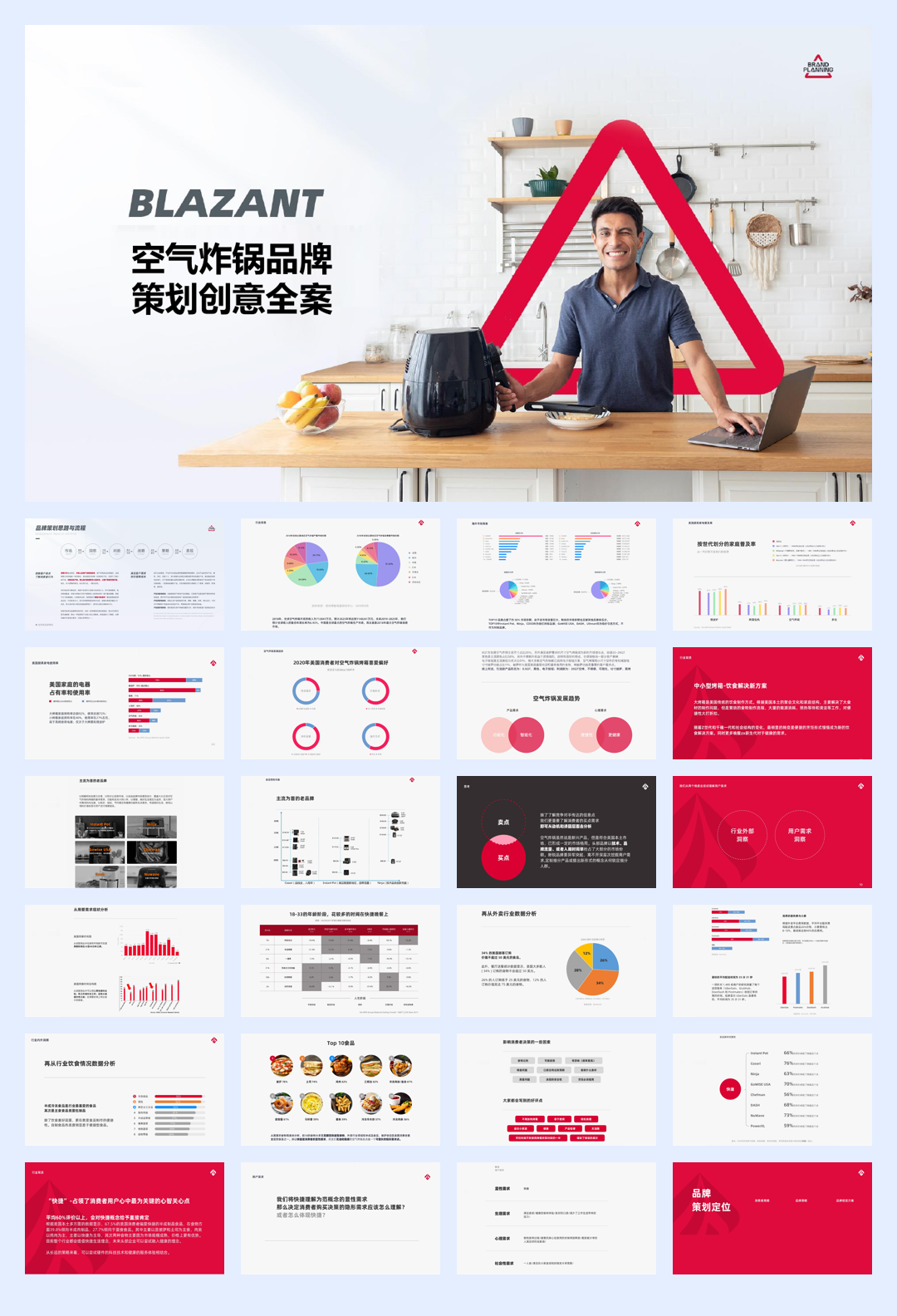 BLAZANT空气炸锅品牌策划创意全案.pdf