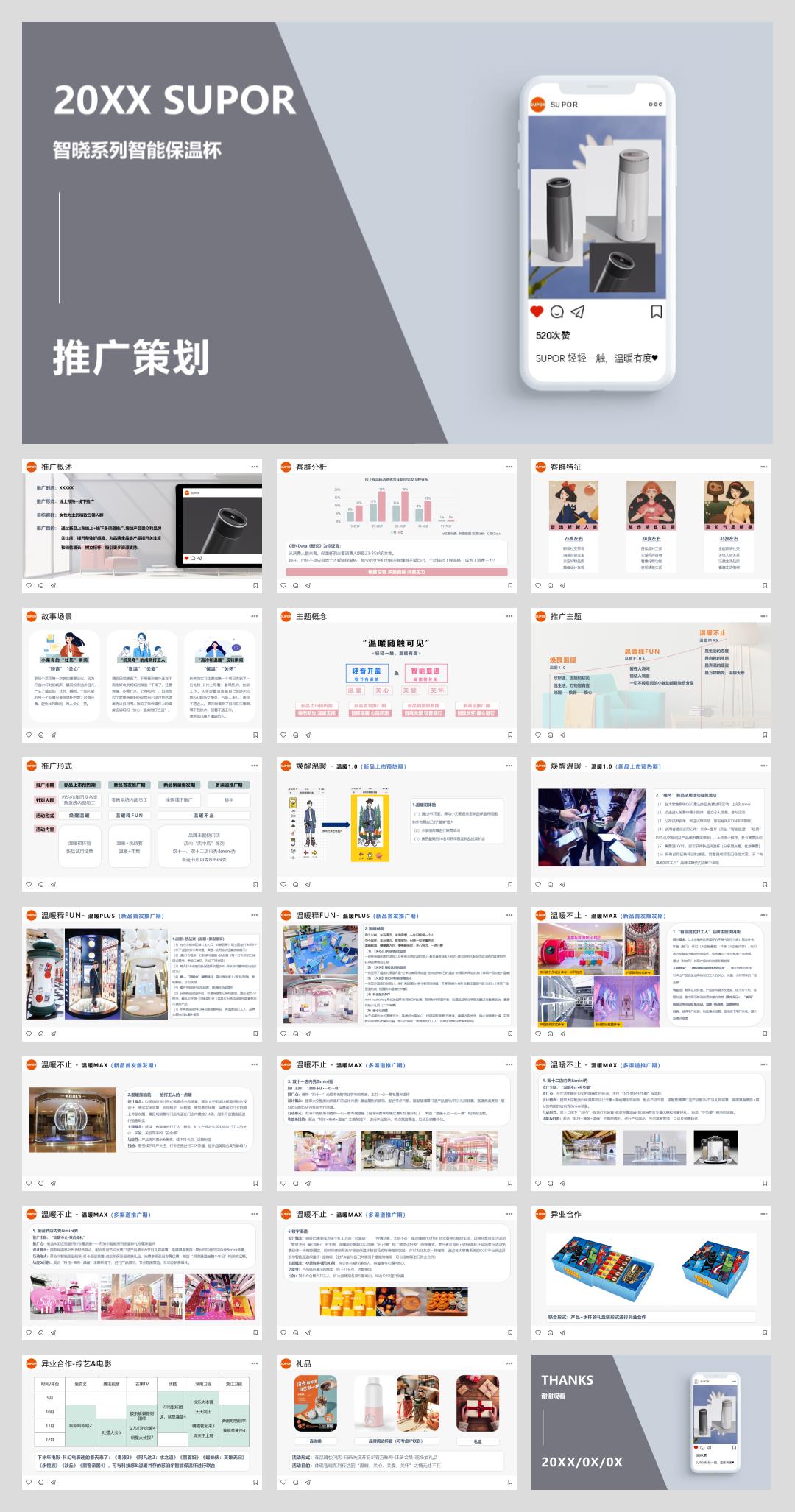 SUPOR智能显温轻音保温杯推广策划.pptx
