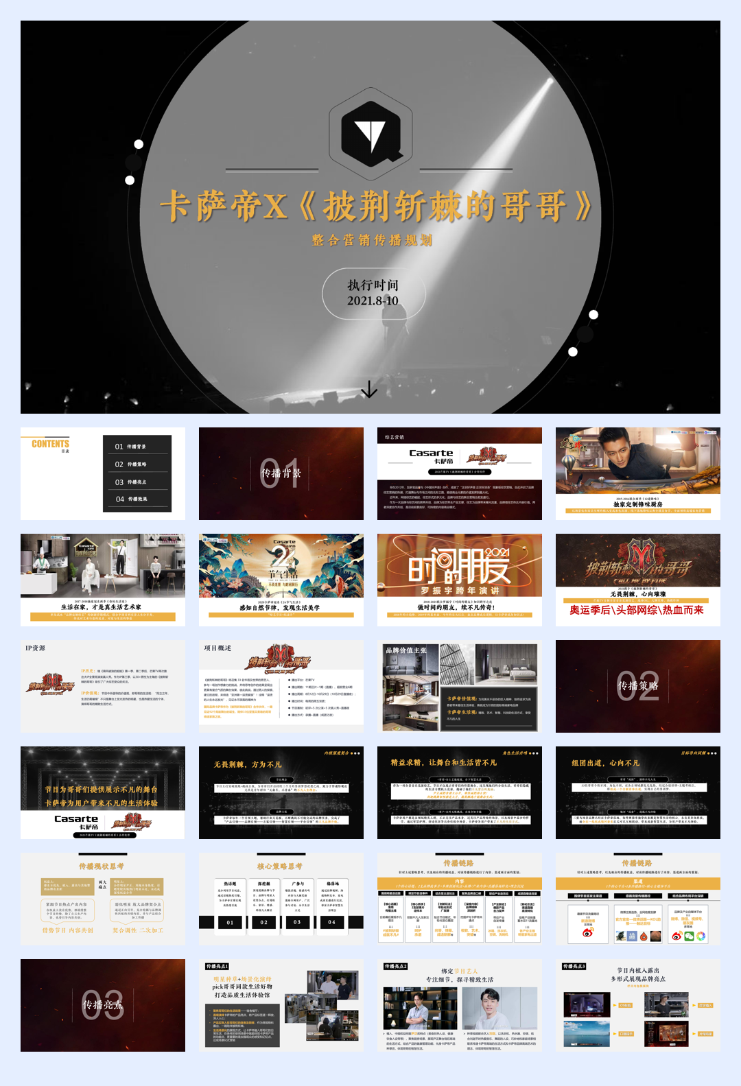 卡萨帝X披荆斩棘的哥哥整合营销传播规划.pdf